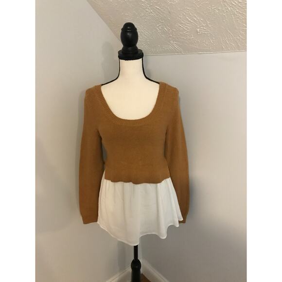 by Anthropologie Layered Sweater - Size Medium - Picture 1 of 11